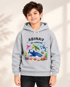 Ocean Theme Kid Cotton Tshirt & Hoodie Swiftsoul