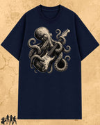 Octopus Guitar Rock Cotton Tshirt Billien LLC 