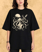 Octopus Guitar Rock Cotton Tshirt Billien LLC 