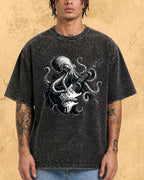 Octopus Guitar Rock Cotton Tshirt Billien LLC 