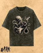 Octopus Guitar Rock Cotton Tshirt Billien LLC 