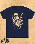Octopus Guitar Rock Cotton Tshirt Swiftsoul