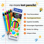 Personalised Neon Pencils with Names Swiftsoul