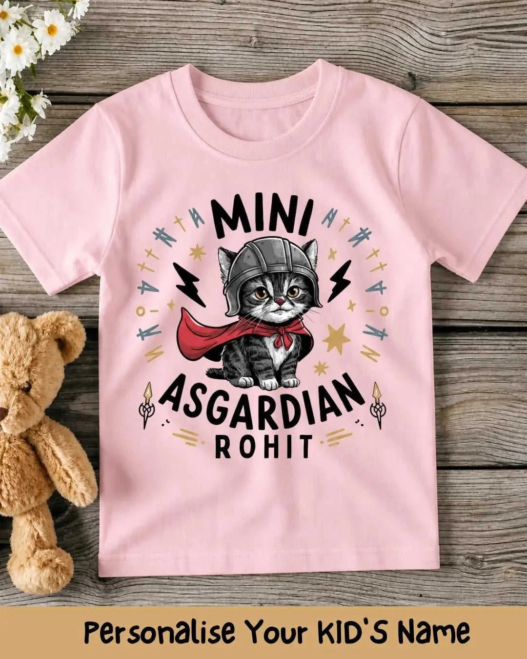 Playful Custom Kid Cotton Tshirt Swiftsoul 
