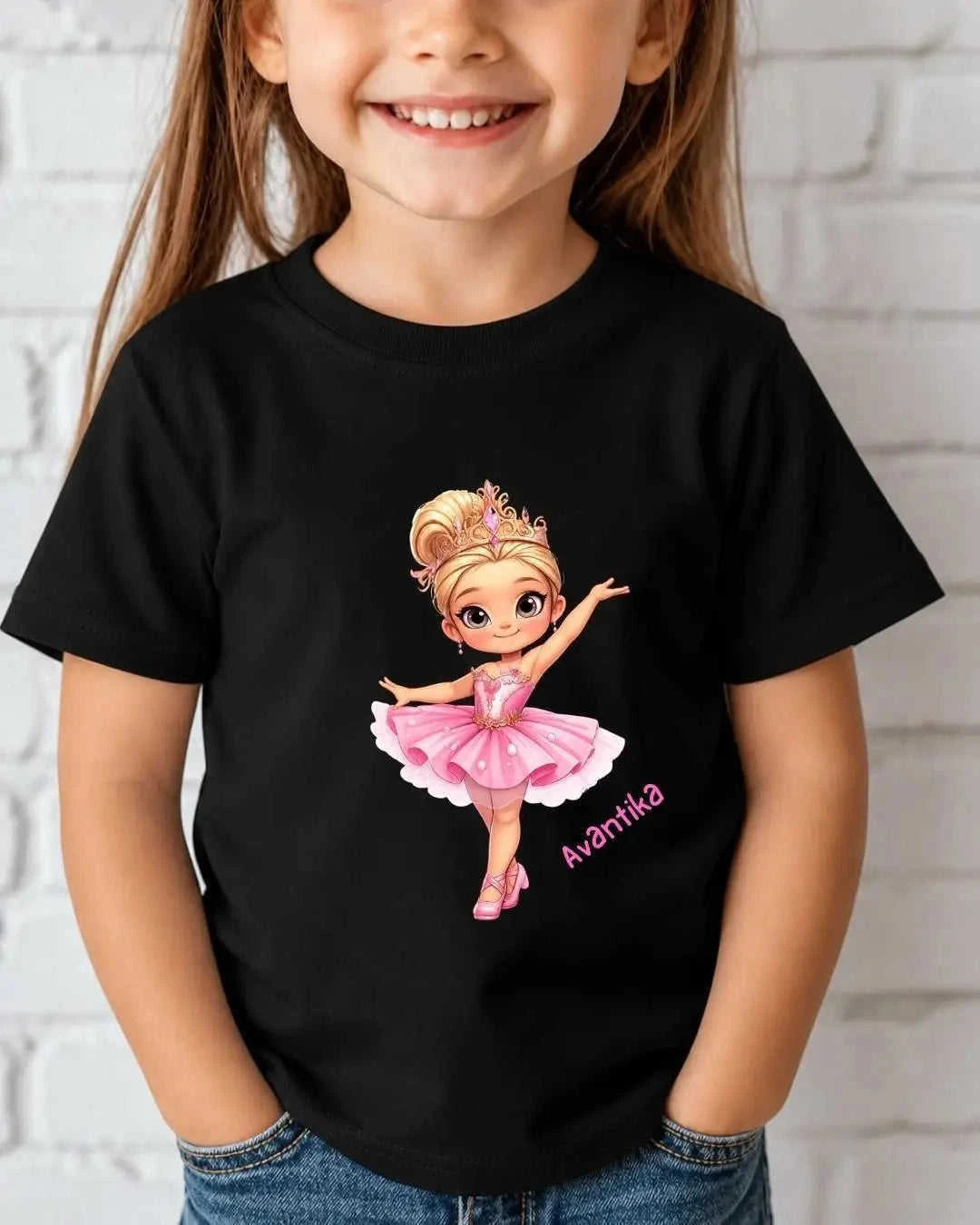 Princess Custom Kid Cotton Tee Swiftsoul