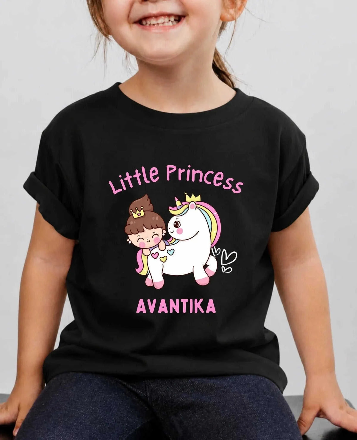 Princess Custom Kid Cotton Tshirt Swiftsoul