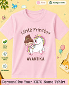 Princess Custom Kid Cotton Tshirt Swiftsoul