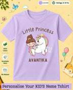 Princess Custom Kid Cotton Tshirt Swiftsoul