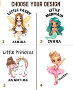 Princess Custom Kid Cotton Tshirt Swiftsoul