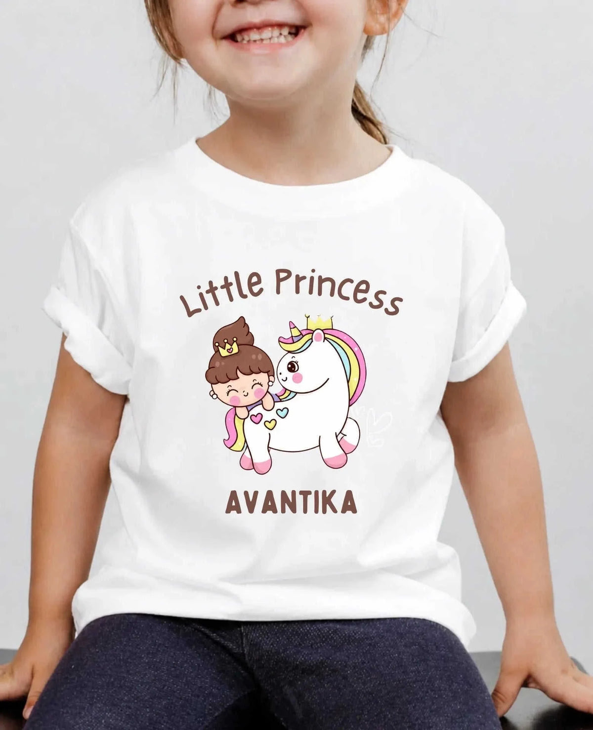 Princess Custom Kid Cotton Tshirt Swiftsoul