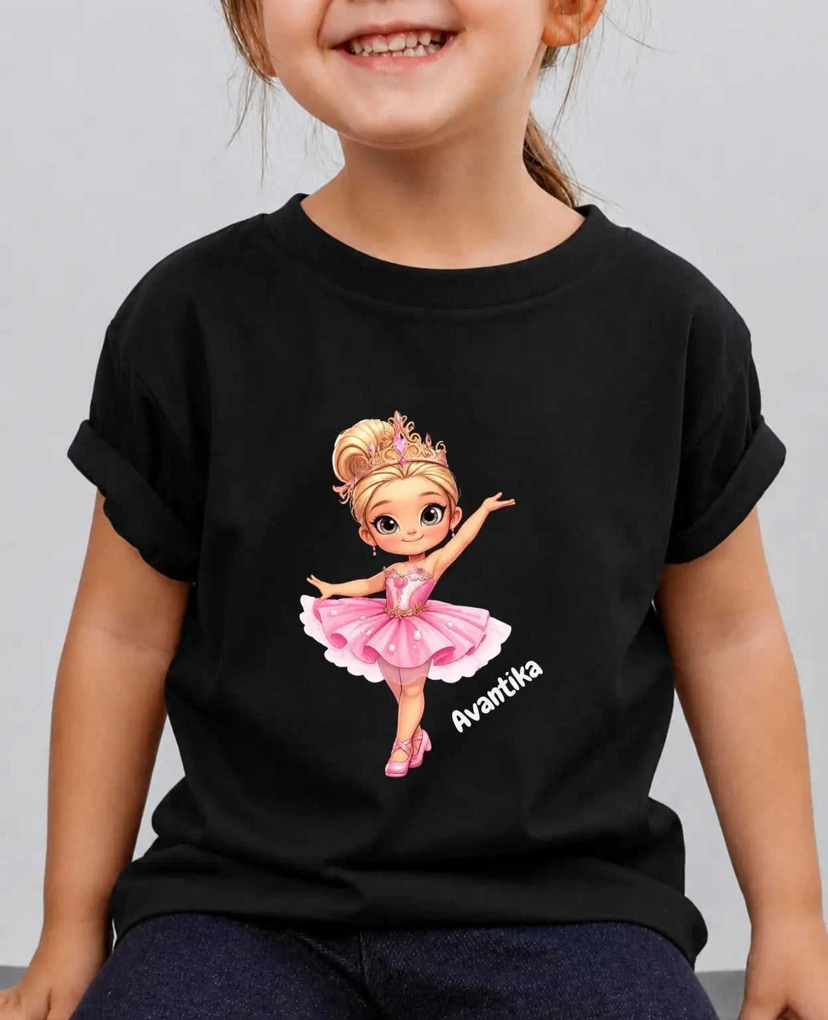 Princess Custom Kid Cotton Tshirt Swiftsoul