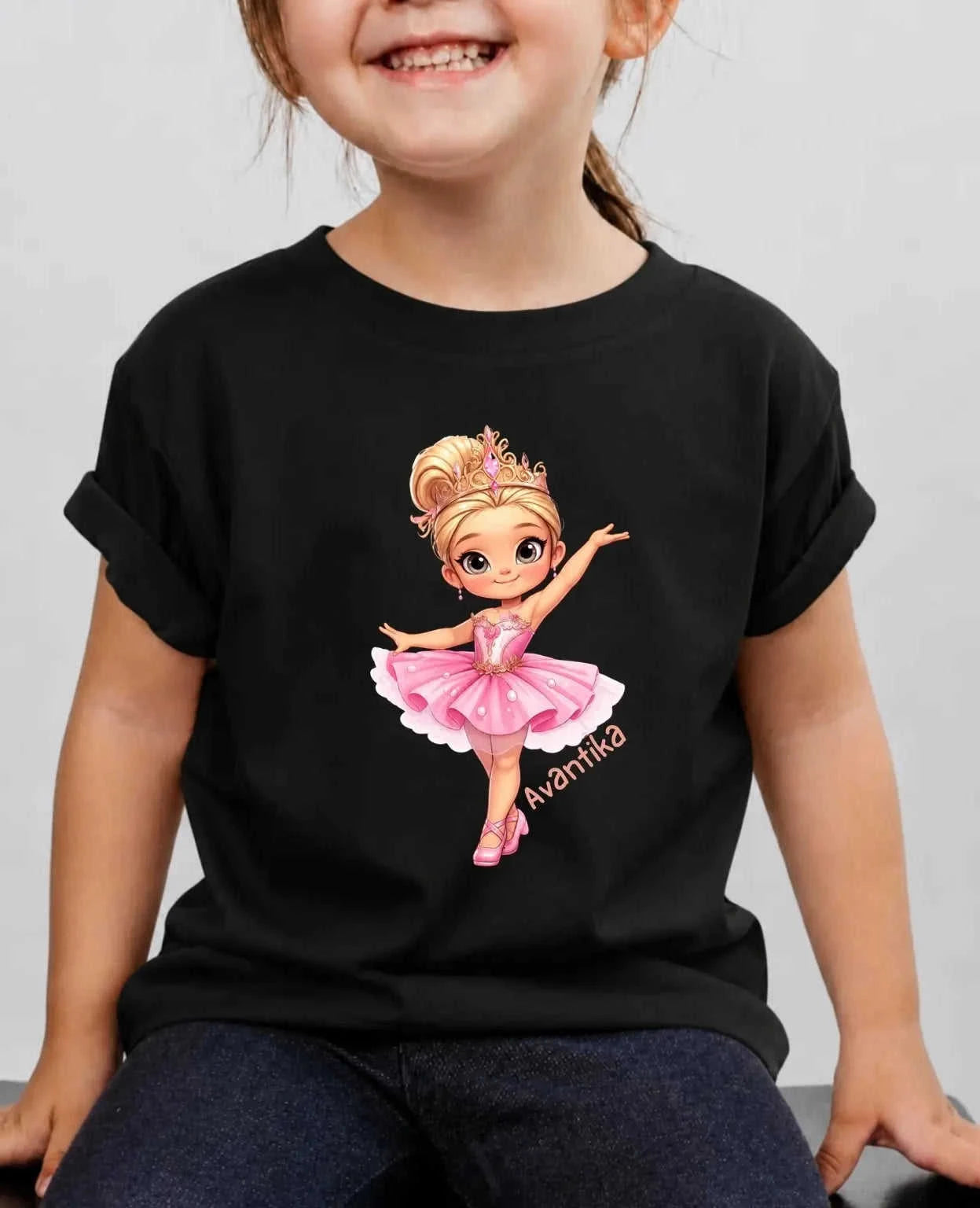 Princess Custom Kid Cotton Tshirt Swiftsoul