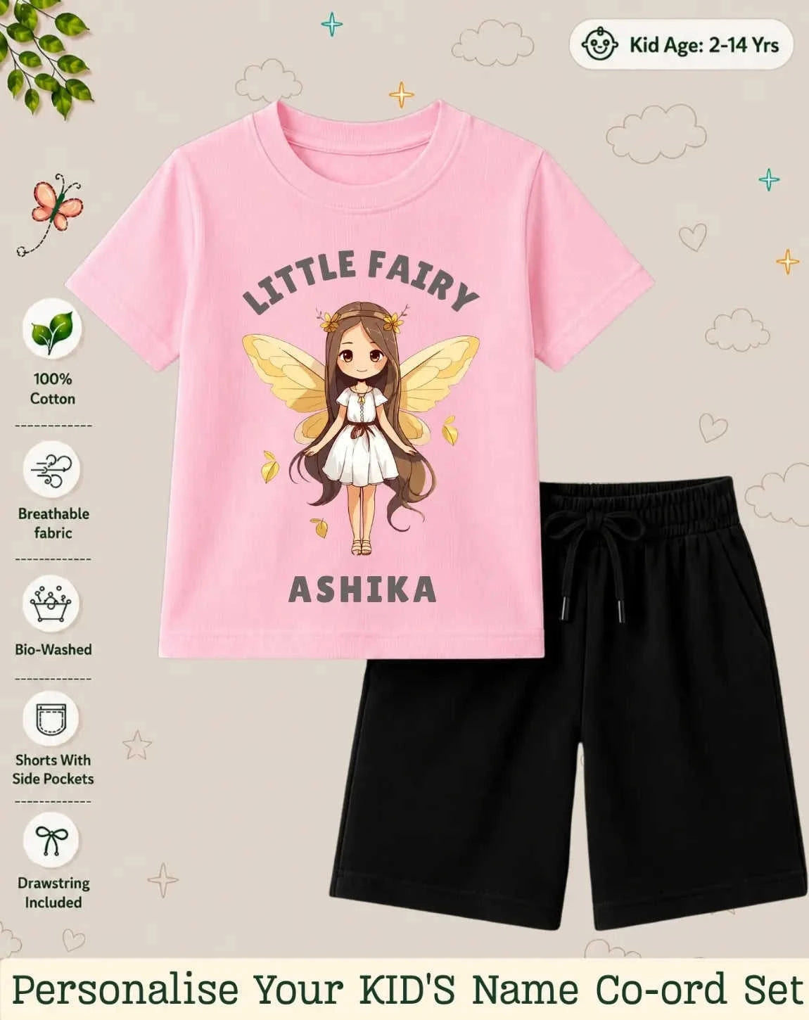 Princess Kid Custom Co-ord Set. Swiftsoul