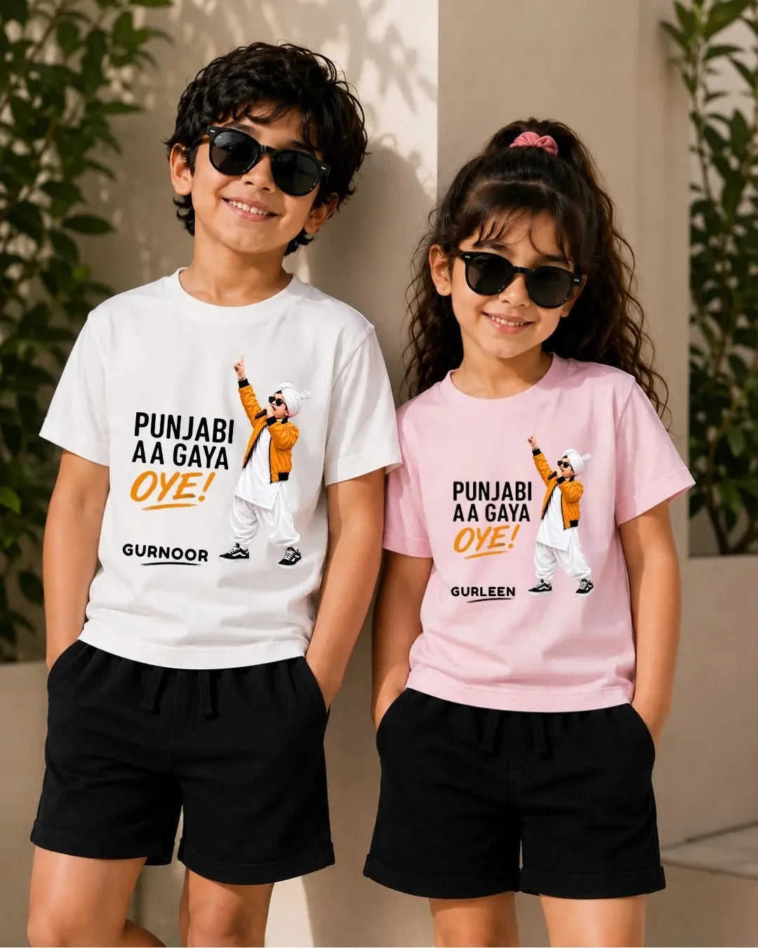 Proud Punjabi Custom Kid Co-ord Set Swiftsoul