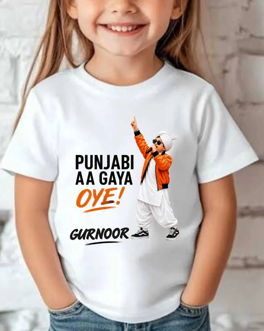 Proud Punjabi Custom Kid Cotton Tee Swiftsoul