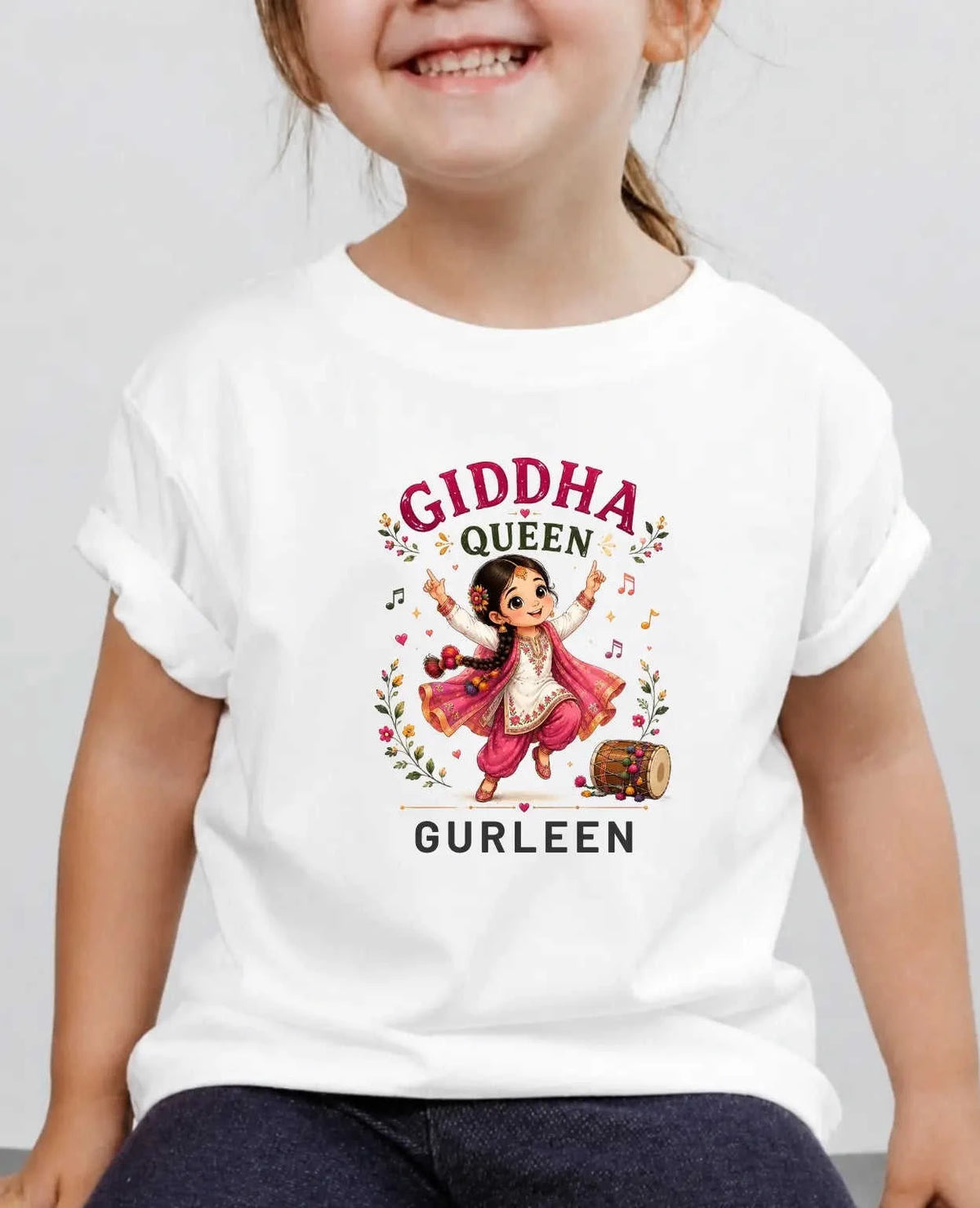 Proud Punjabi Custom Kid Cotton Tshirt Swiftsoul