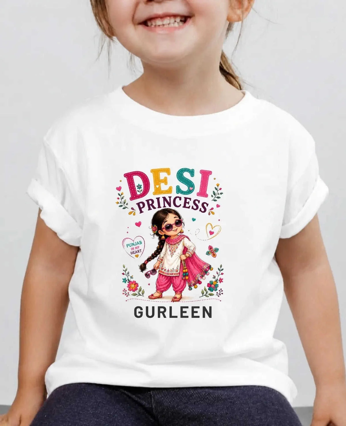 Proud Punjabi Custom Kid Cotton Tshirt Swiftsoul