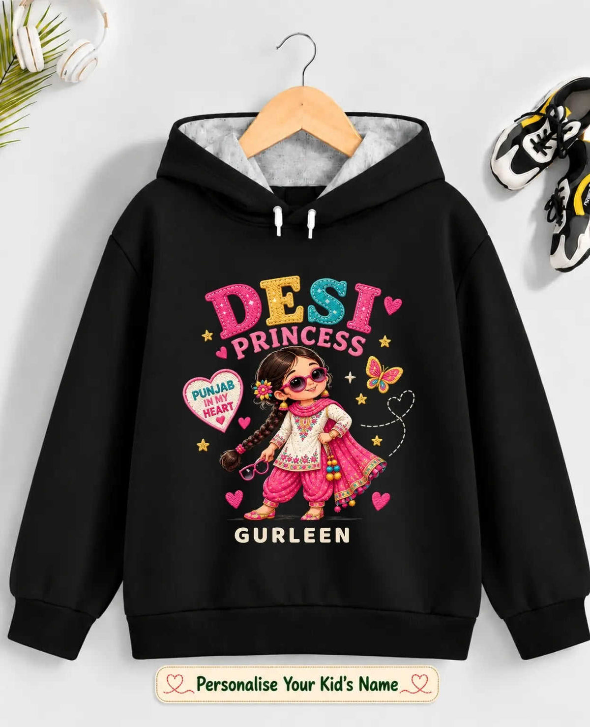 Proud Punjabi Kid Cotton Tshirt & Hoodie Swiftsoul