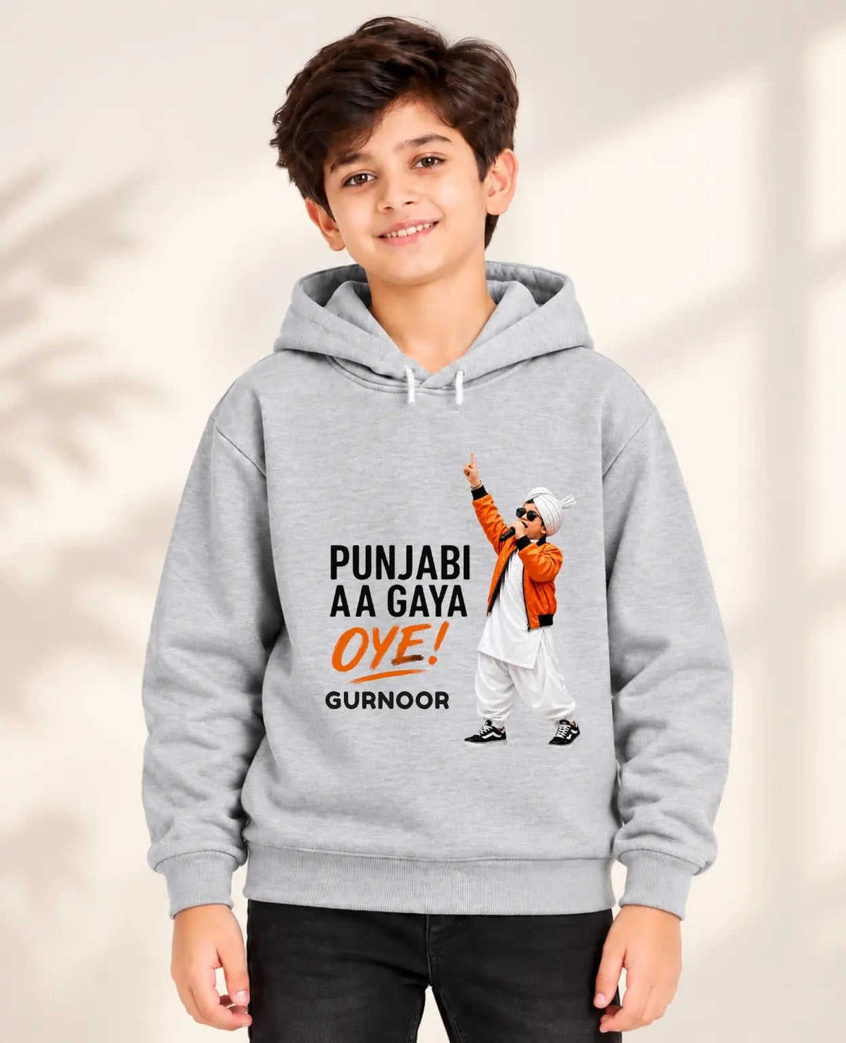 Proud Punjabi Kid Cotton Tshirt & Hoodie Swiftsoul