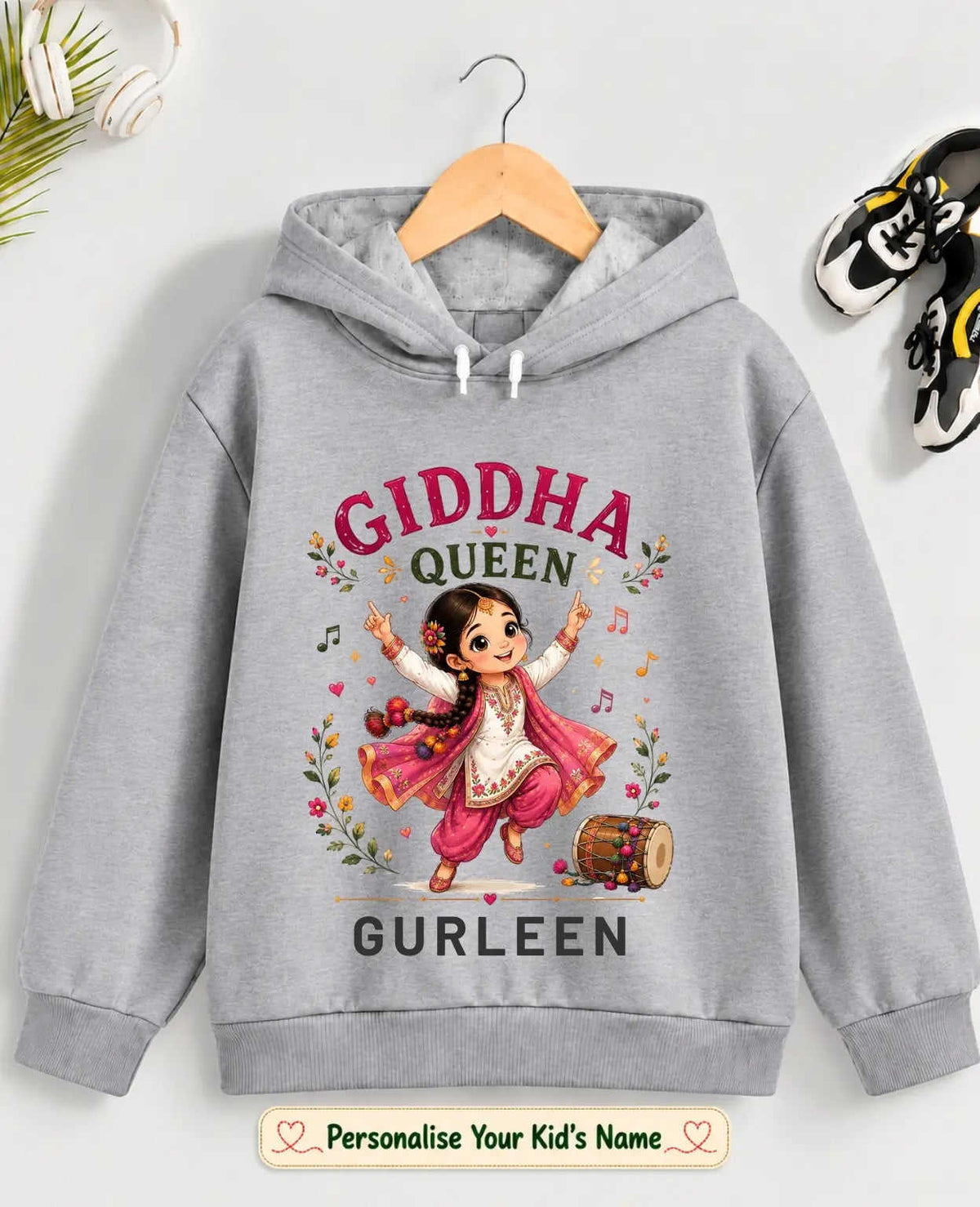 Proud Punjabi Kid Cotton Tshirt & Hoodie Swiftsoul