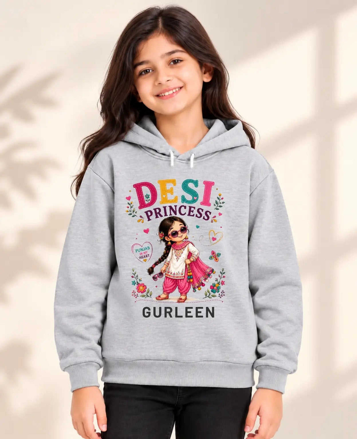 Proud Punjabi Kid Cotton Tshirt & Hoodie Swiftsoul