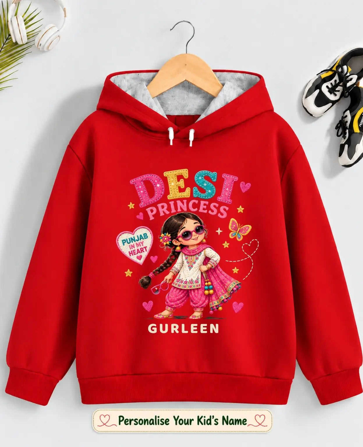 Proud Punjabi Kid Cotton Tshirt & Hoodie Swiftsoul
