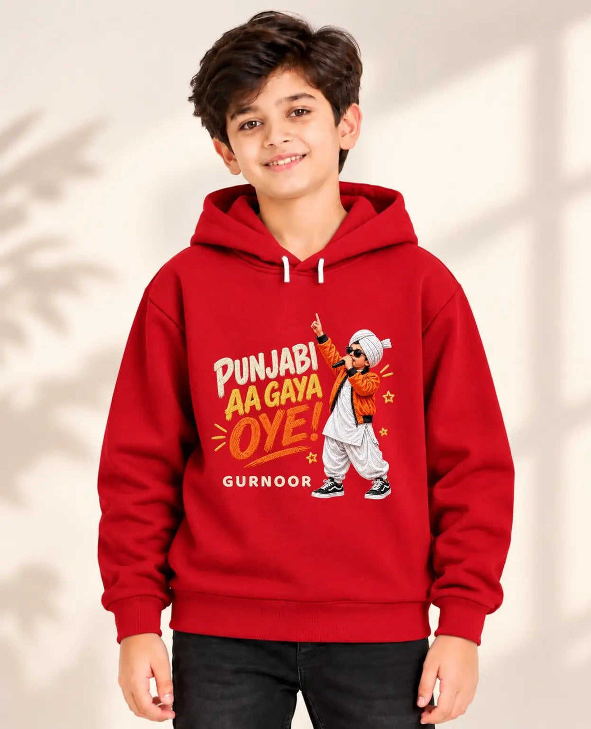 Proud Punjabi Kid Cotton Tshirt & Hoodie Swiftsoul