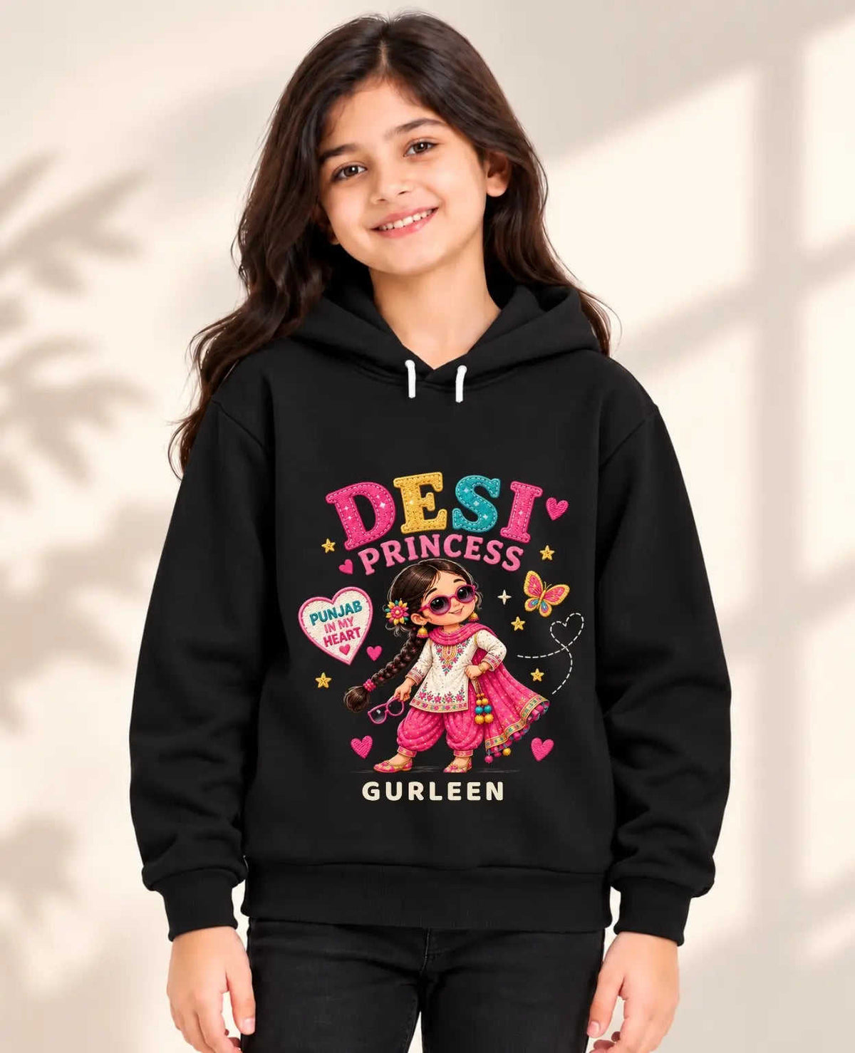 Proud Punjabi Kid Cotton Tshirt & Hoodie Swiftsoul