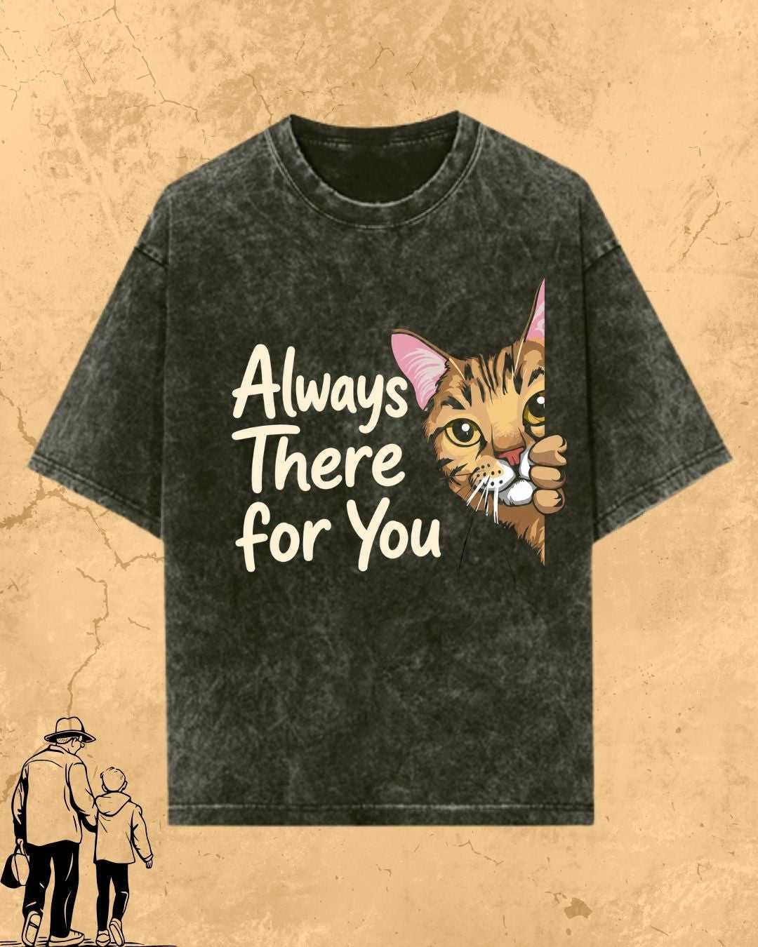 Purr Dad Cotton Tshirt Swiftsoul 