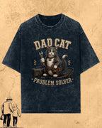 Purr Dad Cotton Tshirt Swiftsoul 