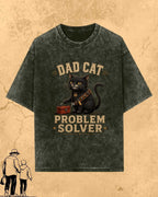 Purr Dad Cotton Tshirt Swiftsoul 
