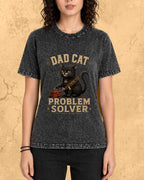 Purr Dad Cotton Tshirt Swiftsoul 
