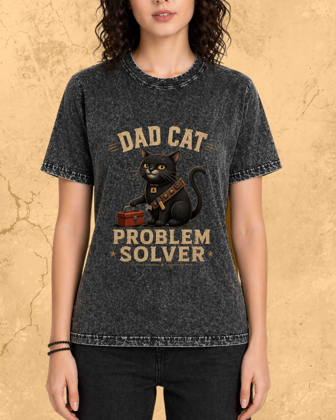 Purr Dad Cotton Tshirt Swiftsoul 