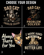 Purr Dad Cotton Tshirt Swiftsoul