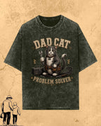 Purr Dad Cotton Tshirt Swiftsoul 