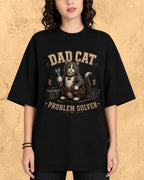 Purr Dad Cotton Tshirt Swiftsoul 