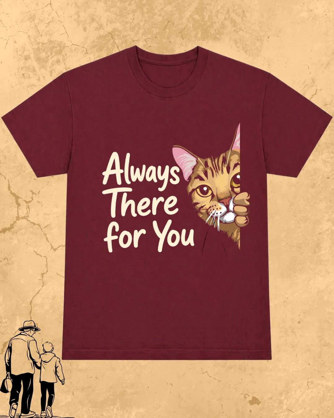 Purr Dad Cotton Tshirt Swiftsoul 