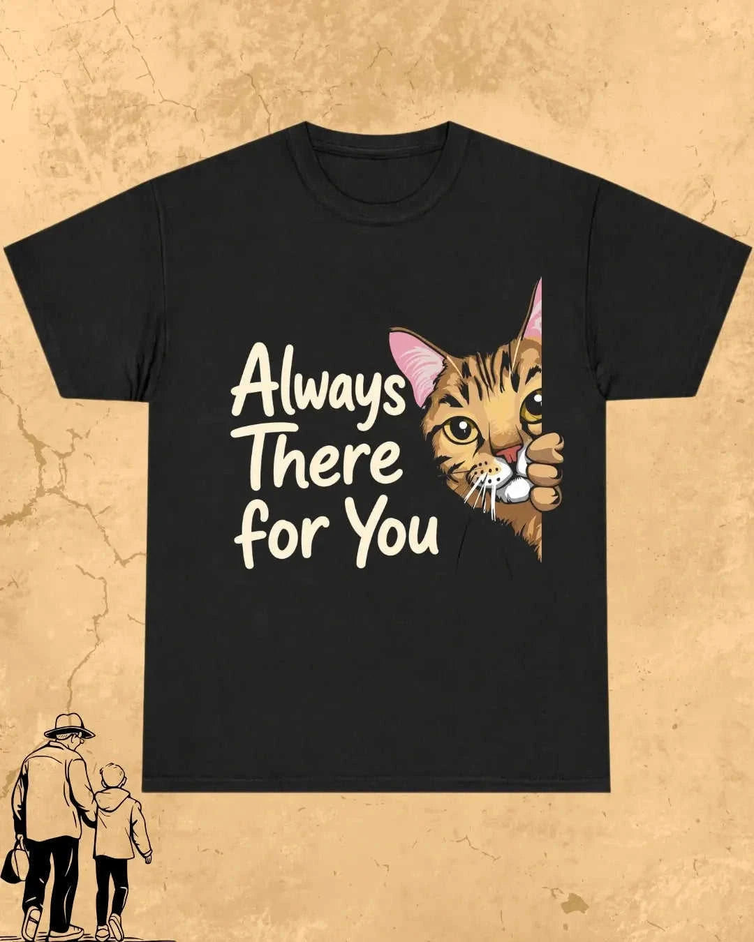 Purr Dad Cotton Tshirt Swiftsoul