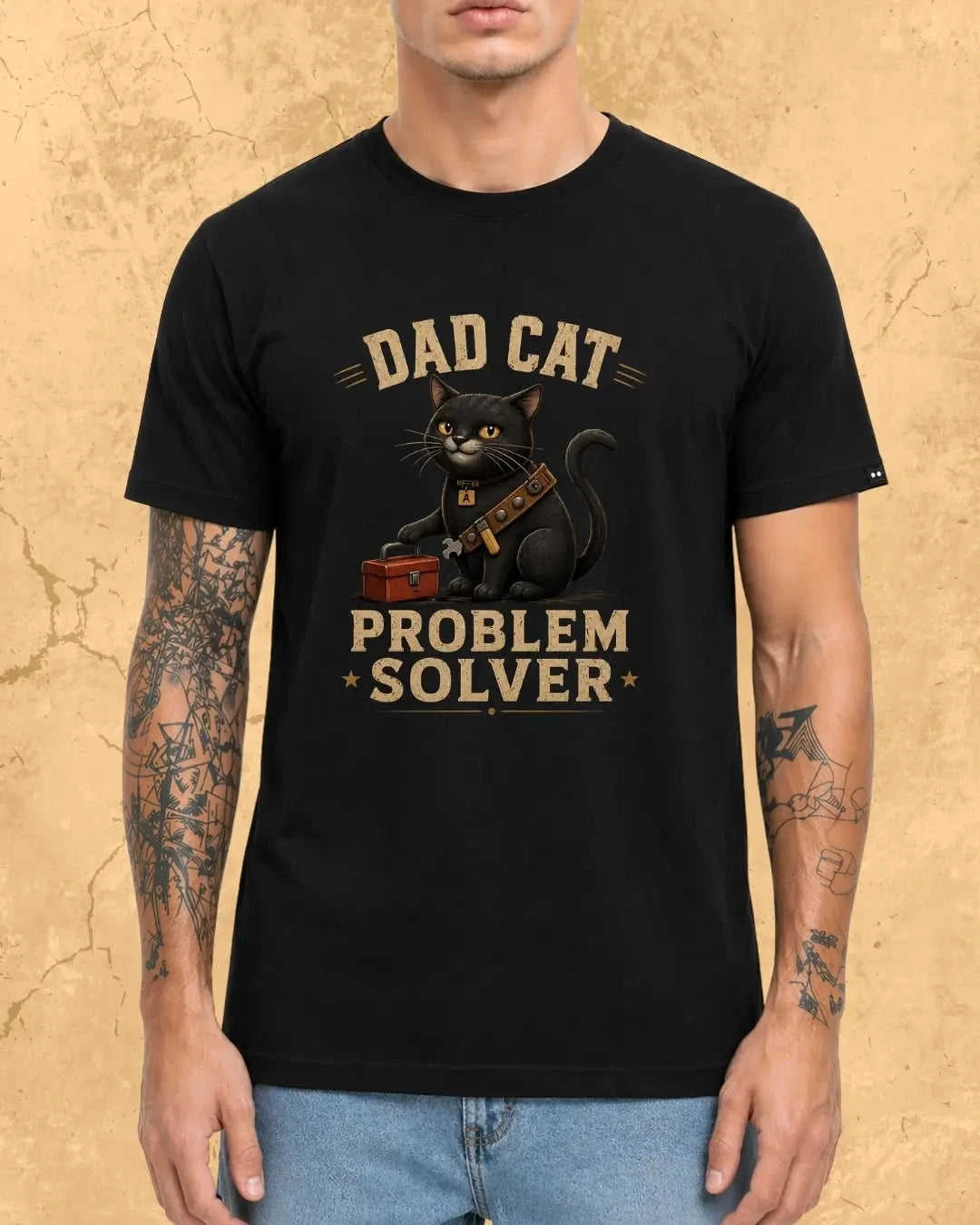 Purr Dad Cotton Tshirt Swiftsoul