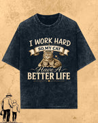 Purr Dad Cotton Tshirt Swiftsoul 