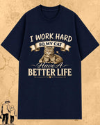 Purr Dad Cotton Tshirt Swiftsoul 