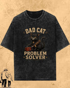 Purr Dad Cotton Tshirt Swiftsoul 