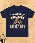 Purr Dad Cotton Tshirt Swiftsoul