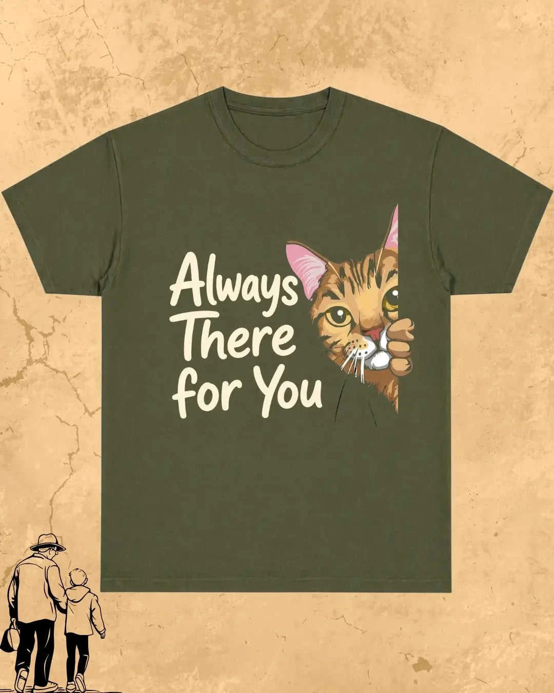 Purr Dad Cotton Tshirt Swiftsoul