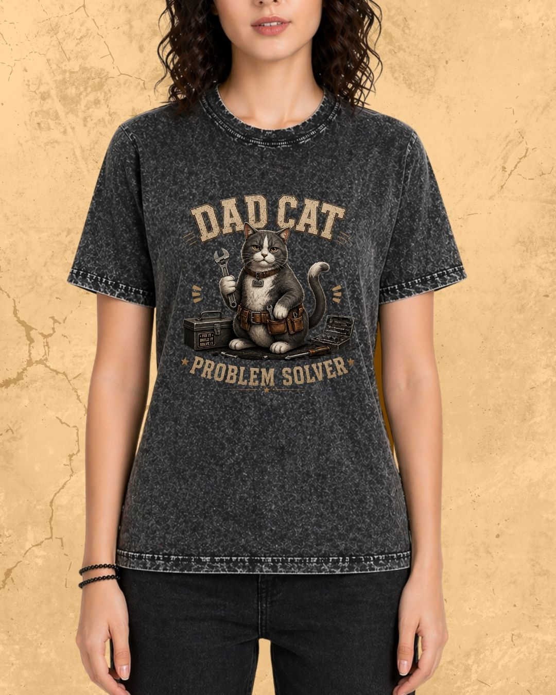 Purr Dad Cotton Tshirt Swiftsoul 