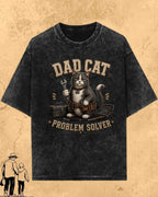 Purr Dad Cotton Tshirt Swiftsoul 