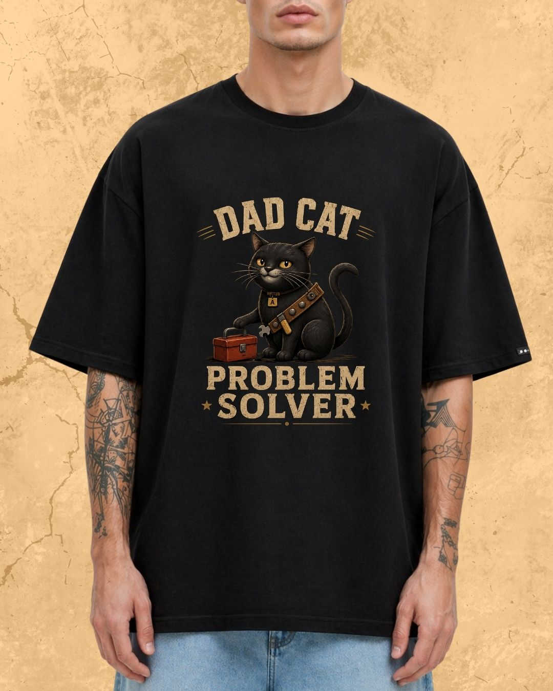 Purr Dad Cotton Tshirt Swiftsoul 