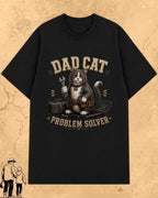 Purr Dad Cotton Tshirt Swiftsoul 