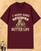 Purr Dad Cotton Tshirt Swiftsoul 