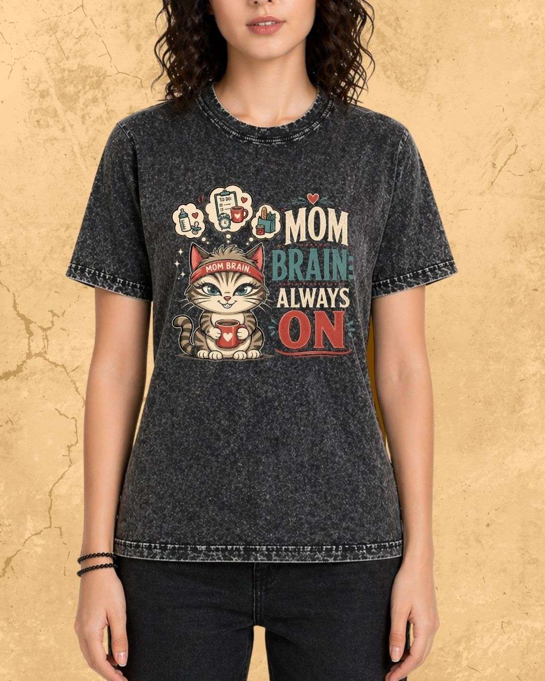 Purr Mom Cotton Tshirt Billien LLC 